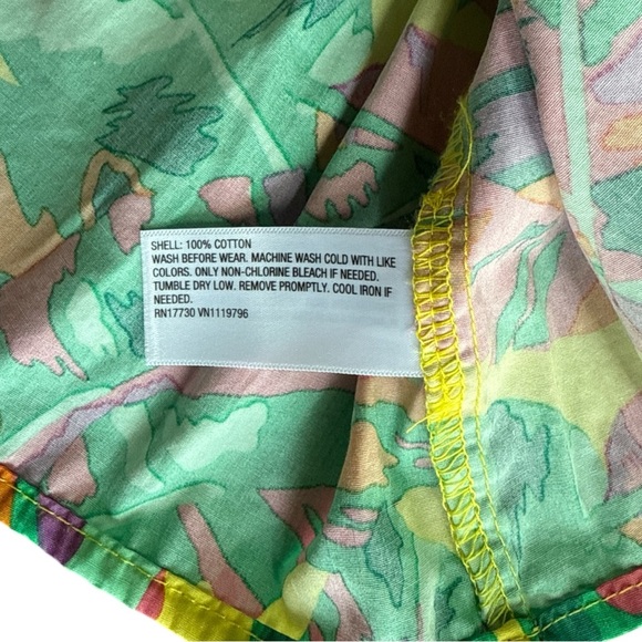 Cat & Jack Tropical Floral Tiered Dress 4T - Picture 4 of 4